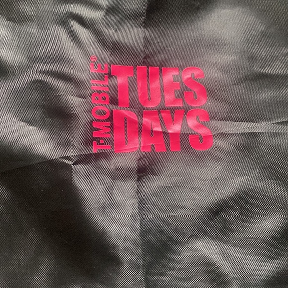 Black drawstring backpack Tmobile sprint bag - Picture 3 of 6